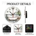 thumbnail image 5 of YladaFaie Watercolor Vintage Bathtub Wall Clocks for Living Room Decor,Kitchen Clocks Wall Battery Operated - 10 Inch Round Bathroom Wall Clock Silent Non-Ticking, 5 of 7