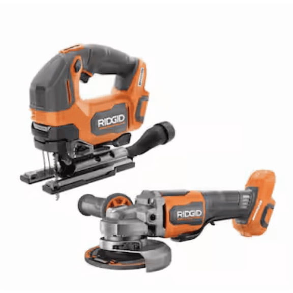 18V Brushless Cordless 2-Tool Combo Kit with Jig Saw and Grinder (Tools Only)