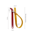 thumbnail image 2 of 8-Inch Universal Water Purifier Adjustable Wrench Chain Tool Universal Removable Anti- Filter Elements,1 x Belt wrench,Yellow&Red, 2 of 6