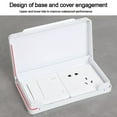thumbnail image 2 of Goodhd Waterproof Wall Switch Cover for Type 86 Double Socket Ultra-Thin Reversible Bathroom Outlet Protector-White, 2 of 9