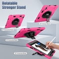 thumbnail image 6 of GEAK Compatible with Apple iPad A16 11th/10th Generation 11 inch Case with Screen Protector, 360° Shockproof Stand Cover Case with Pencil Holder for iPad 10th 11th Gen 2025, 6 of 8
