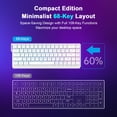 Rechale 68-Key Wired RGB Mechanical Keyboard, 8000Hz Polling - Walmart.com