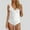 01 White, variant on Feimerou One Piece Swimsuit Women Tummy Control High Waisted Sexy Ruffle V Neck Bathing Suits Back Cutout Slimming Push Up Monokini Swimsuits