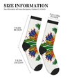 thumbnail image 3 of Men's Coat Of Arms Of ?haitians Novelty Athletic Socks Women's Digital Printing Funky Patterned Crew Socks, 3 of 7