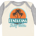 thumbnail image 4 of Inktastic Punta Cana Family Vacation Matching Boys or Girls Long Sleeve Baby Bodysuit, 4 of 5