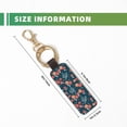 thumbnail image 3 of Wukai Happy Mother's Day Print Leather Car Keychain, Universal Key Fob Keychain, Leather Key Chain Holder for Men and Women,360 Degree Rotatable, 3 of 5