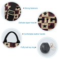 thumbnail image 7 of FORMRS Women's Travel Backpack Purse Anti-Theft Hidden Pockets Casual Shoulder Bag, Checkered Stars Pattern, 7 of 7