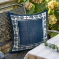 thumbnail image 6 of Throw Pillow Covers, Navy Blue Beach Coastal Decorative Throw Pillow Covers 18x18 Inch, Summer Nautical Starfish Shell Coral Vintage Square Linen Pillow Cases for Couch/Living Room/Sofa, 6 of 9