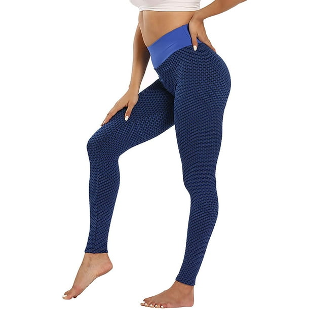 TikTok Leggings Yoga Pants High Waisted Tummy Control Non See-Through Booty  Bubble Hip Lifting Workout Running Tights