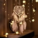 thumbnail image 1 of Atrapasueños LED, Atrapasueños De Plumas Hecho A Mano Atrapasueños Luminoso para Dormitorio Decoración del Hogar Colgante De Pared Decorativo Móvil Niñas Regalo para Niños Blanco, 1 of 5