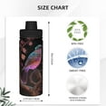 thumbnail image 3 of Fotbe Bird4 Pattern 18 Oz Sports Insulated Kettle Vacuum Cup Stainless Steel Travel Mug Cup Thermal Flask,Insulated Kettle for Cycling Gym Basketball Outdoor, 3 of 7
