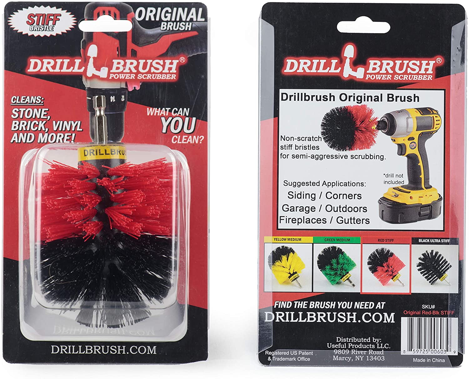 Outdoor - Garden - Patio - Deck - Cleaning Supplies - Drill Brush