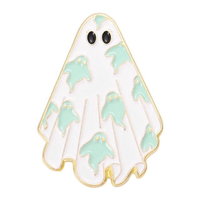 Broche Fantôme Hallown Mode avec Épingle et Badge Dessin Animé Corsage
