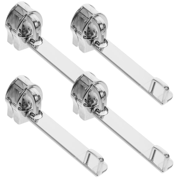 4pcs Heavy Duty Luggage Zipper Pull Replacement Set with Detachable Repair Tabs for Suitcase Zippers, and Easy to Install