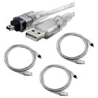 Insten 3 x 6ft 1.8m USB 2.0 to IEEE 1394 4pin FireWire DV Cable