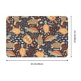 thumbnail image 3 of Daiia Turtles and Sea Plants Front Door Mat, Heavy Duty Durable Welcome Mat for Outdoor Indoor, Dirt Trapper Waterproof Super Absorbent Door Mat, 16" x 24", 3 of 9