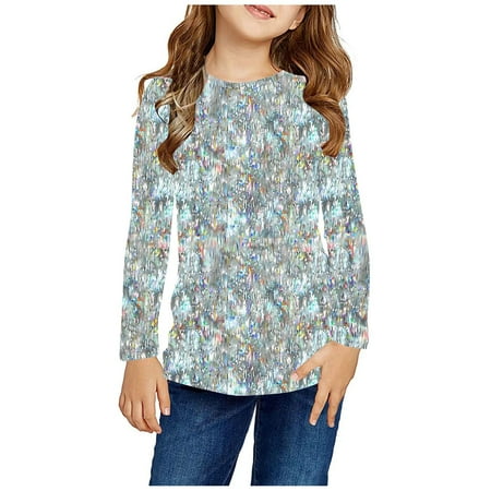 

XFYSSS Tie Dye Sweatshirts for Kids Long Sleeve Love Heart Sweatshirt Casual Round Neck Pullover Top Sports Trendy T-Shirt