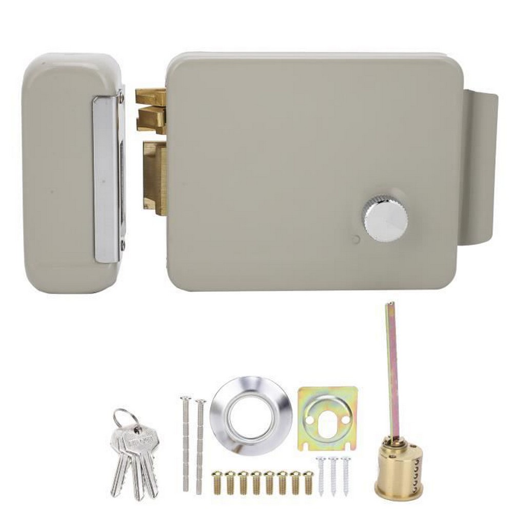 Electric Control Lock Access Control Lock Left Reverse Installation Super Iron Powder AntiTheft