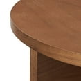 thumbnail image 5 of Coffee Sofa Side Table, Walnut, Wood, Round, Living Kitchen Cafe Bistro Hospitality Restaurant, Modern Contemporary HB36264, 5 of 8