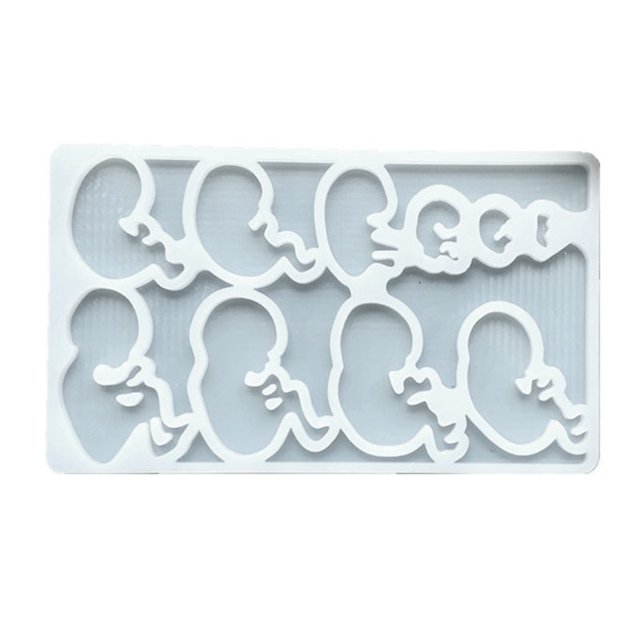 Fetus Development Growth Epoxy Resin Mold Silicone Mould MISCARRIAGE AWARENESS DIY Crafts Jewelry Casting Mold
