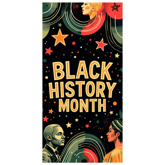 LUUFILx Black History Month Banner Background Backdrop Celebration Party Decorations Event Supplies Photography Props African American Heritage Display