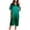 Green, variant on Women's Soft Nightgown Stretchy Loose Fit Sleepshirts Green One Size