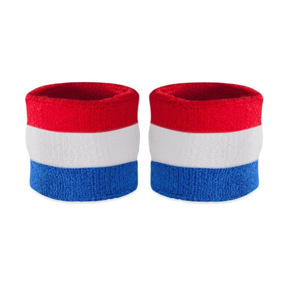 Suddora Kids Wrist Sweatbands Athletic Cotton Terry Cloth Sports