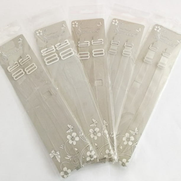 Transparent Bra Strap,Clear Invisible Bra Shoulder Strap with Metal Hooks