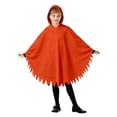 thumbnail image 2 of Gunia Kids Ghost Poncho Cape Cloak Cosplay Halloween Costumes Role Play Dress-Up Outfits For Boys Girls Stage Performance Holiday Party Wear,Orange, 2 of 7