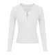 thumbnail image 4 of Puntoco Suéter Moda Mujer e Invierno Casual Cremallera Cuello Redondo Manga Color Sólido Suéter Tops Blusa Navidad Liquidación Puntoco Puntoco-3831, 4 of 8