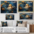 thumbnail image 4 of Designart "Cute Mallard in Minimalist Style" Animals Framed Wall Art Decor - Modern Farmhouse Yellow Duck Living Room Framed Canvas Art, 4 of 6