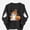 Black, variant on Halloween Shirt for Women Graphic Print Sweatshirts Fall Long Sleeve Crewneck Pullover Tops Pink Size 2XL