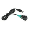 thumbnail image 3 of USB Switch Button, Black Pratical Audio Wiring Harness, DC12V For Car Car Replacement Parts All Auto With Compatible  Interface SUV, 3 of 8
