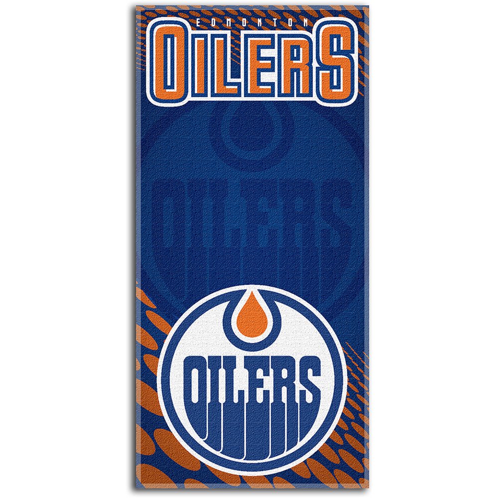 Edmonton Oilers 28" x 58" Shadow Beach Towel