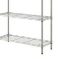 thumbnail image 2 of Lorell Light-Duty Wire Shelving 3 Tier(s) - 36" Height x 36" Width x 14" Depth - Floor - Silver - Plastic, Metal, Steel - 1Each, 2 of 2