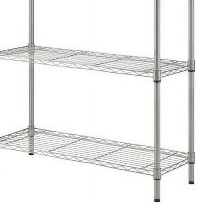 Lorell Light-Duty Wire Shelving - 4 Tier(s) - 54 Lorell Light-Duty Wire Shelving - 4 Tier(s) - 54