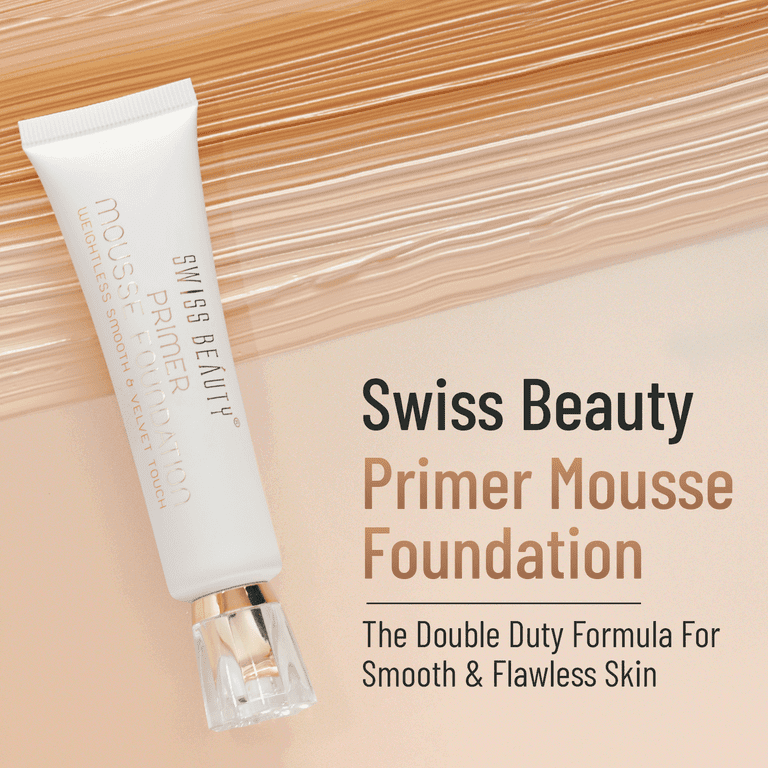 SWISS BEAUTY Primer Mousse Foundation Weightless Smooth Velvet