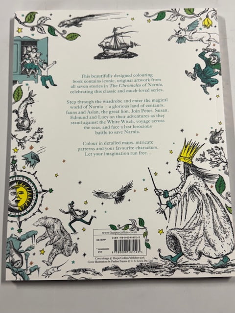 The Chronicles of Narnia Coloring Book Paperback New