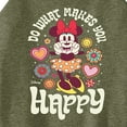 thumbnail image 3 of Disney - Mickey & Friends - Minnie Mouse - Do What Makes You Happy - Juniors High Neck Tank Top, 3 of 5