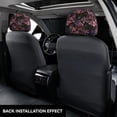 thumbnail image 3 of Kdxio Orchids Flowers Pattern Print 2 Piece Car Head Rest Covers Set Auto Front/Rear Seats Headrest Cover Universal Fit Most Cars,Sedan, SUV, 3 of 9