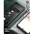 thumbnail image 4 of Compatible for Google Pixel 6 Pro 2021 Case with Camera Cover & Kickstand, Slide Lens Cover+Rotate Ring Stand+Card Holder, Impact-Resistant, Full Protect for Google Pixel 6 pro Black, 4 of 5