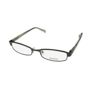 NEW VERA WANG V098 WOMENS/LADIES DESIGNER FULL-RIM BLACK FRAME DEMO LENSES 49-16-130 FLEXIBLE HINGES EYEGLASSES/EYE GLASSES