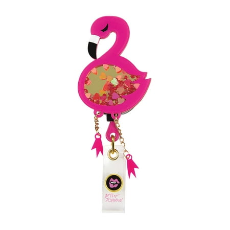 Koi Betsey Johnson BA156 Betsey Retractable Badges Flamingo | Walmart ...