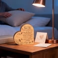 thumbnail image 5 of Thank You Gifts for Mom From Daughter Son To My Mom Love You Wooden Heart Sign Tabletop Decoration for Home Birthday Mothers Day Valentines Day Gifts for Mother, 5 of 9