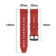 thumbnail image 5 of Correa de silicona Reemplazo de banda de reloj de 22 mm para Xiaomi Watch S1 (Rojo), 5 of 7