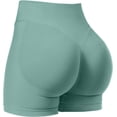 thumbnail image 3 of Yoga Shorts High Waist Hip Lift Quick Dry Sports Shorts High Elastic Seamless Running Fitness Shorts, 3 of 8