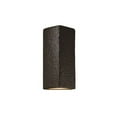 thumbnail image 1 of Justice Design CER-5145-ANTC Ambiance - ADA Peaked Rectangle Wall Sconce Antique Copper Incandescent Choose Your Options, 1 of 7