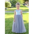 thumbnail image 6 of Ekidsbridal Crossed Straps A-Line Flower Girl Dresses Princess Gown Junior Bridesmaid 177 6, 6 of 7