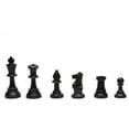 thumbnail image 4 of WE Games Tournament Black Vinyl Chess Set - Staunton Pieces - 20 in., 4 of 8
