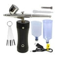 thumbnail image 1 of segolike Multi-Purpose Mini Airbrush Set Air Pump for Model Painting Cake Decoration Black, 1 of 9